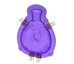 Vĩ Nhựa Cứng - 2 Mảnh - Chai Rượu XO - 15x10cm