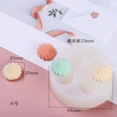 Khuôn Silicon - Hoa Thị - Sò Xoắn 4c - 2cm