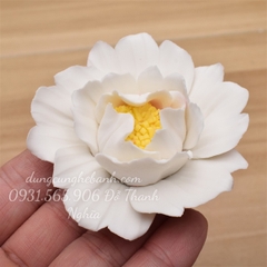 Khuôn Silicon - Hoa Mẫu Đơn - 7cm - Nhụy