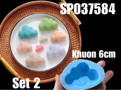 Khuôn Silicon - Bầu Trời - Đám Mây - 6cm