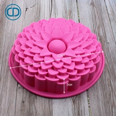 Khuôn Silicon - Đế - Hoa Cúc Tầng 22 Cm Cao 5 Cm