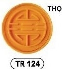 Khuôn Ấn Xôi - Tròn VT - 14cm - Thọ - Hán