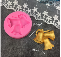Khuôn Silicon - Noel - Cái Chuông Nơ 6cm 3c