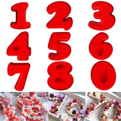 Khuôn Silicon - Số 0-9 - 17CM 0-8 Số 6=9 (Set 9)