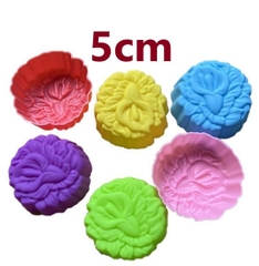 [10 cup] Khuôn Silicon - Cup Set 5cm - M17 - Hoa Ly