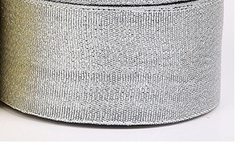 Ruy Băng Trang Trí - Thường - 4cm- nhũ bạc 19k