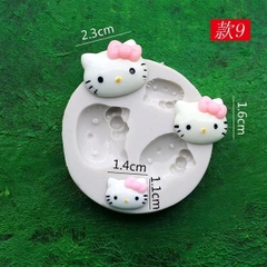 Khuôn Silicon - Mèo Kitty - Mẫu 9 3c