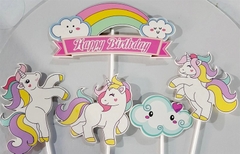 Set Cắm Ngựa Pony Đẹp Phụ Kiện Trang Trí Bánh
