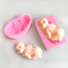 Khuôn Silicon - Em Bé Nằm 9.8cm