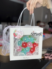 Túi Giấy - Quai Xách - Vuông 20x20x10cm - Túi Trắng