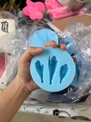 Khuôn Silicon - Nụ Hoa Nằm Hoa Ngọc Lan Set 3 - 6cm 4cm 2cm sale 69k
