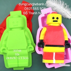 Khuôn Silicon - Em Bé - Lego Robot Vĩ 25cm 1c
