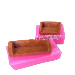Khuôn Silicon - Khúc Gỗ - 4.5x2.8cm
