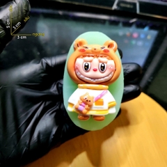 Khuôn Silicon - Labubu Nhỏ - Áo Túi Gấu