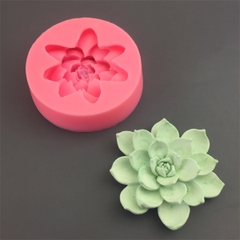 Khuôn Silicon - Sen Đá Cánh Tia Nhọn 6.8cm