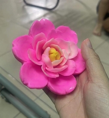Khuôn Silicon - Hoa Hồng Lai - Sen Nước - 10.5cm