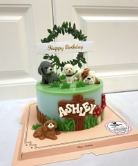 Khuôn Silicon - Động Vật - Chó Nhỏ - Chó Nằm - 4cm