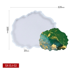 Khuôn Silicon - Mặt Ép Trơn - Tròn DJ02