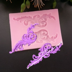 Khuôn Silicon - Viền Họa Tiết - Họa Tiết Cong 02