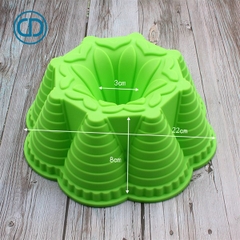 Khuôn Silicon - Đế - Thành Chóp Nhọn 8C 22 Cm Cao 8Cm