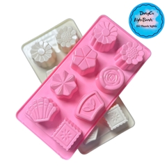 Khay Đá Nhựa HPL - HPL57 - TH 8c Sò Vuông Tuyết Xoắn