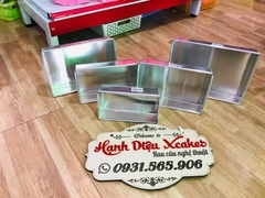 Khuôn Nhôm - Cao 8cm - Chữ Nhật