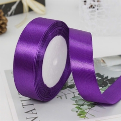 Ruy Băng Trang Trí - Thường - 4cm- tím trơn 19k