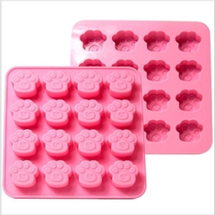 Khuôn Silicon - Động Vật - Bàn Chân Chó Mèo - Nhỏ 3cm 16c