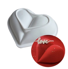 Khuôn Silicon - Trái Tim Trơn - 17.5cm cao 6cm