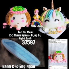 Khuôn Silicon - Quần Áo - Tóc Xoắn Vĩ 1c