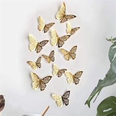Bươm Bướm Trang Trí - PKD - Set 12 - Bướm Vàng