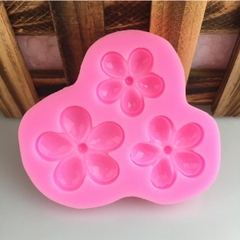 Khuôn Silicon - Hoa Cúc Dẹp 5 Cánh 3c