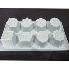 Khay Đá Nhựa HPL - HPL57 - TH 8c Sò Vuông Tuyết Xoắn