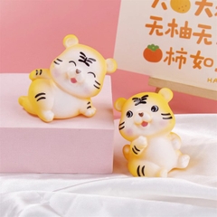 Con Hổ - Cọp Nhựa - PKD - Set 2 - Tiểu Hổ Ngồi Nằm