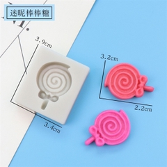 Khuôn Silicon - Kẹo Mút Nơ Mini