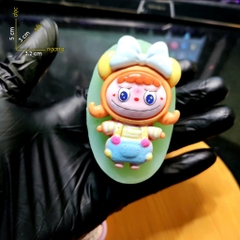 Khuôn Silicon - Labubu Nhỏ - Áo Đội Nơ