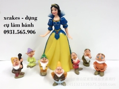 Tượng Công Chúa - Cô Gái - PKD - Set 8 - Bạch Tuyết + 7 Chú Lùn