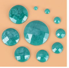 Khuôn Silicon - Chấm - Bi - Hạt Tròn - Vĩ TH Kim Cương 10c
