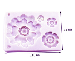 Khuôn Silicon - Hoa Cúc Dẹp TH 4c - 1 > 6cm