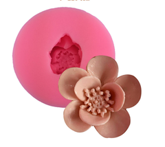 Khuôn Silicon - Hoa Lan - 4.8cm - Nhụy Mai 2 Tầng