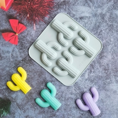 Khuôn Silicon - Sen Đá ĐỨNG  - Set - Vĩ 4 Chỉa