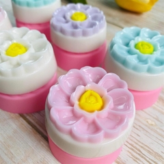 [10 cup] Khuôn Silicon - Cup Set 5cm - M49 - Cúc 2 Tầng