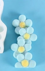 Khuôn Silicon - Dây Hoa Cúc 5 Cánh Nhụy