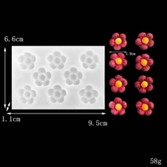 Khuôn Silicon - Hoa Mai Đào 8c 1.9cm