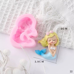 Khuôn Silicon - Biển Tiên Cá - #11 - Chu Miệng 5cm