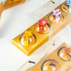 Hộp Nhựa - Cup Cake Quai Xách - 4 Bánh