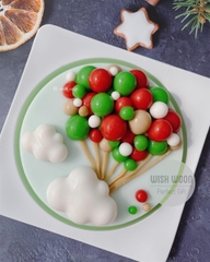 Khuôn Silicon - Hạt Châu 1/2 Tròn-Bong Bóng