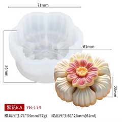 Khuôn Silicon - Hoa Mai Đào Nằm - YB-174