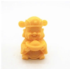 Khuôn Silicon - Ông Thần Tài Ôm Thỏi Vàng Nhỏ 3.5cm