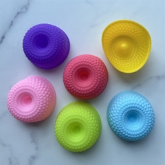 [10 cup] Khuôn Silicon - Cup Set 7cm - M03 - Chấm Tròn